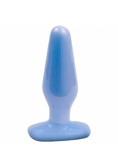 Iridescent Butt Plug - Medium - Blue