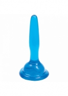 Classic Thinder Cobalt Jelly Butt Plugs - Slim - Blue