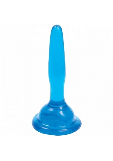 Classic Thinder Cobalt Jelly Butt Plugs - Slim - Blue