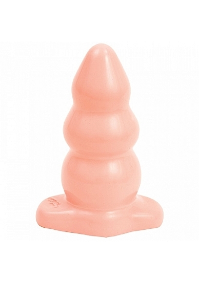 Triple Ripple Butt Plug - Large - Skin