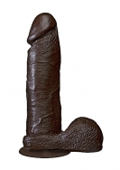 The Realistic Cock - 8 Inch - Black