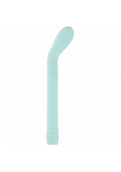 Velvet Touch Vibe - G-Spot - Ribbed - Green