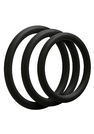 3 C-Ring Set - Thin - Black