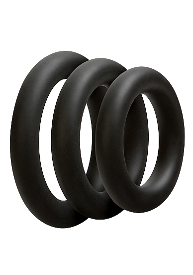 3 C-Ring Set - Thick - Black