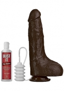 Squirting Realistic Cock - 1 oz. Nut Butter - Black