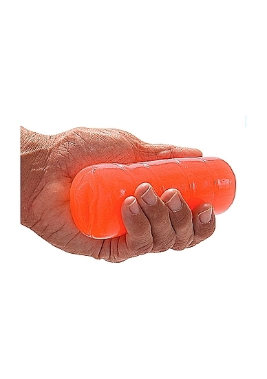 Glo-Glo a Go-Go Pussy Stroker - Radioactive Orange