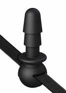 Silicone Ball Gag with Plug