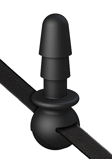 Silicone Ball Gag with Plug