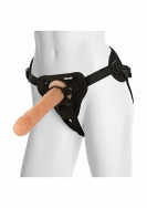 The Classic With Supreme Harness - 8 Inch - Skin
