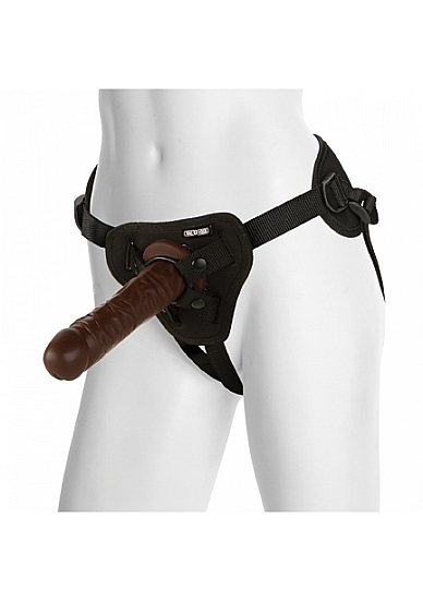 The Classic With Supreme Harness - 8 Inch - Black