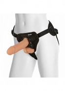 The Realistic Cock Supreme Harness - 6 Inch - Skin