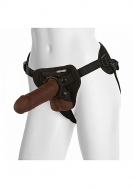 The Realistic Cock Supreme Harness - 6 Inch - Black