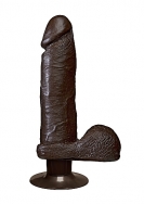 The Realistic Cock - MS - Vibrating 8 Inch - Black