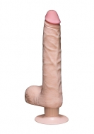 Realistic Cock - 9 Inch - Slim - White