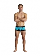 Sport Mini Short - Turquoise and Black