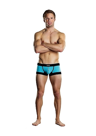 Sport Mini Short - Turquoise and Black