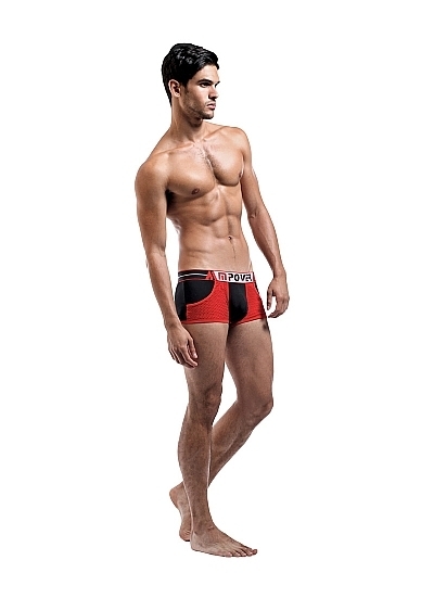 Pocket Short - Black and Red