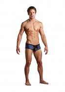 Zipper Short - Blue / Black