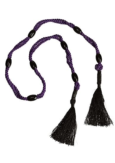 Black Rose Multi-Position Beaded Rope