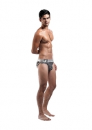 Lace Up Thongteel - Grey