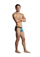 Sport Jock - Turquoise and Black
