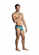 Sport Thong - Turquoise and Black