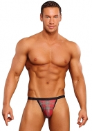 Micro Thong - Red / Green