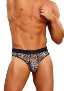 Lo Rise Enhancer Thong - Brown