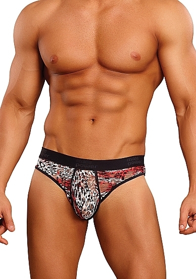 Lo Rise Enhancer Thong - Red