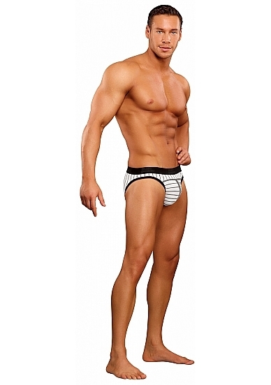 Lo Rise Panel Bikini - White