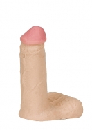 The Naturals - 5 inch Cock With Balls - White