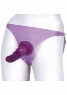 Jenna s Designer Harness & Jelly G-Spot - Purple