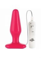 Vibrating Anal Plug - Thick - Pink