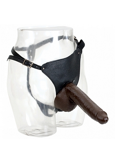 Mr. Marcus - Leather Harness with Realistic Cock