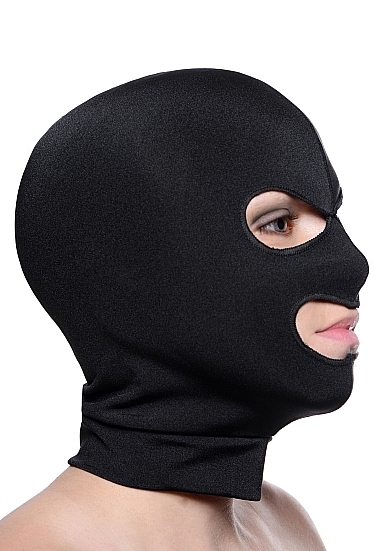 Spandex Hood With Eye And Mouth Holes