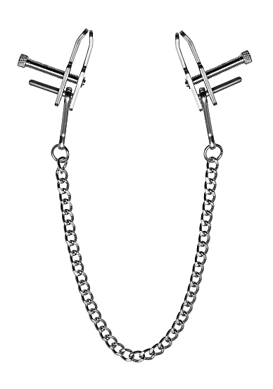 Kneel  - Nose To Genitals Clamps