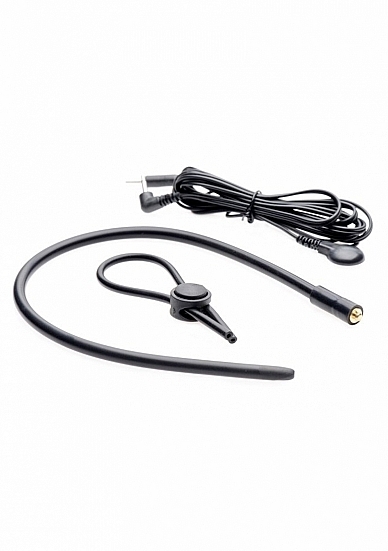 Jolted Cock & Ball Strap with Penis Stim - Black