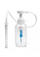 Pump Action Enema Bottle w/ Nozzle - Transparent