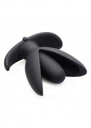 Sprouted 10X Silicone Vibrating Anchor Anal Plug - Black
