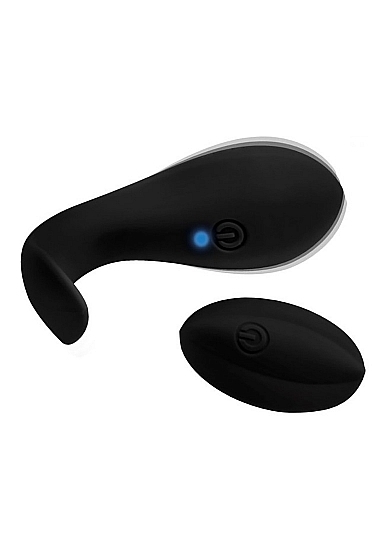 Dark Pod Rechargable Remote Control Vibrating Egg - Black