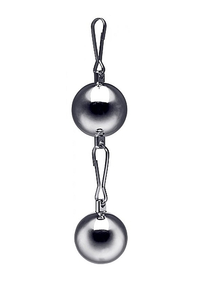 Oppressor's Orb 8 Oz Ball Weight with Connection Point - Silver