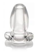PeepHole Clear Hollow Anal Plug - Transparent