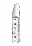 3 Inch Clear Penis Enhancer Sleeve - Transparent
