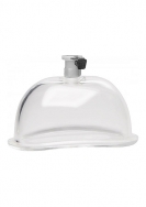 Small Vaginal 3.8 Inch Pumping Cup Attachment - Transparent