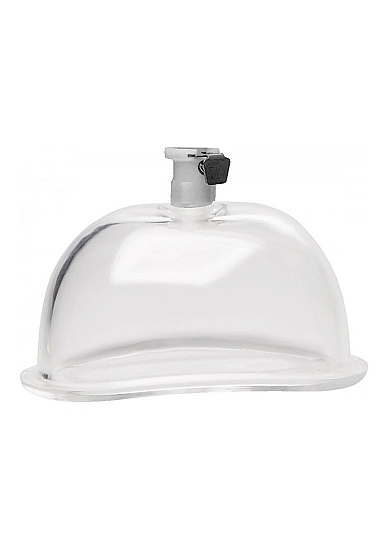 Small Vaginal 3.8 Inch Pumping Cup Attachment - Transparent