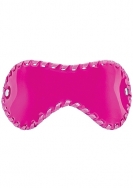 Pink Stitching Eye Mask with Elastic Strap