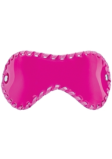 Pink Stitching Eye Mask with Elastic Strap