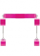 Pink Translucent Bondage Belt with Velcro