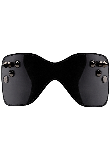 Black Stitching Eyemask with Metal Nails