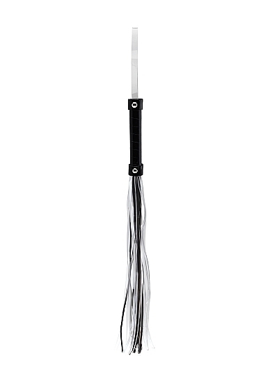 Black Translucent Whip with Black Stripes